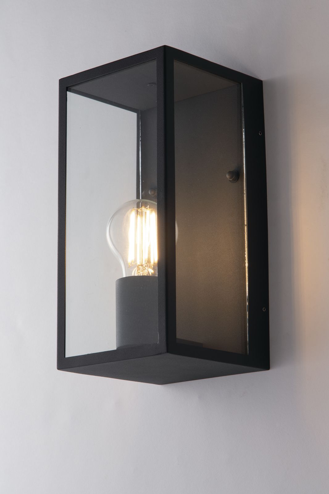Applique per esterno IP44 in metallo bianco o antracite diffusore in vetro lampada 1XE27 non inclusa MIRAGE Applique per esterno IP44 in metallo bianco o antracite diffusore in vetro lampada 1XE27 non inclusa MIRAGE